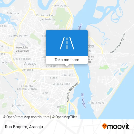 Rua Boquim map