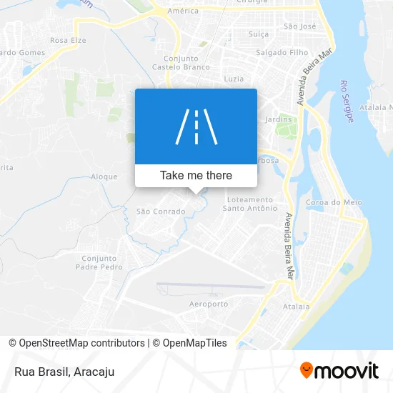 Rua Brasil map