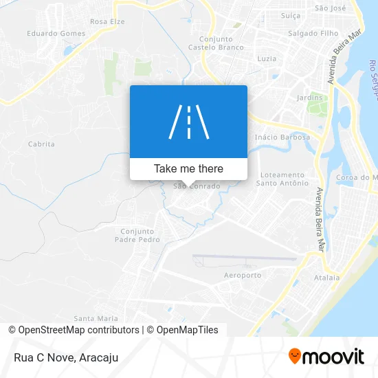 Rua C Nove map