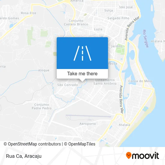 Rua Ca map