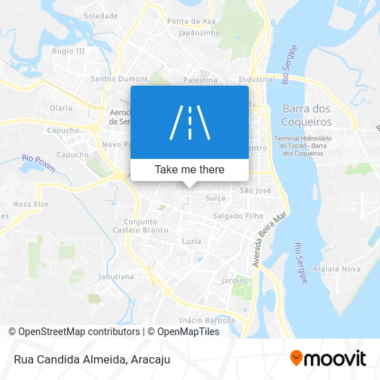 Rua Candida Almeida map