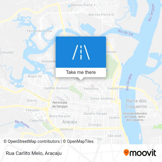 Rua Carlito Melo map