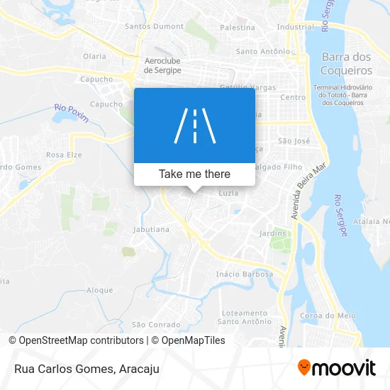 Rua Carlos Gomes map