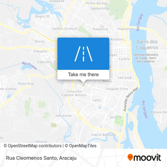 Rua Cleomenos Santo map