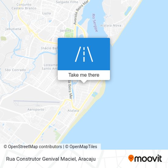 Rua Construtor Genival Maciel map