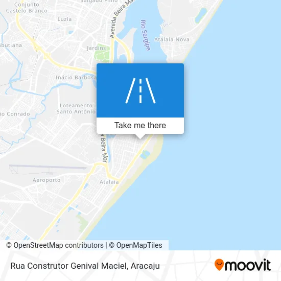 Rua Construtor Genival Maciel map