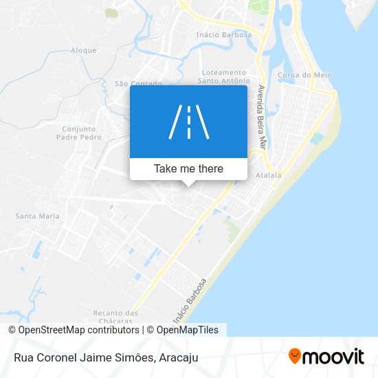 Rua Coronel Jaime Simôes map