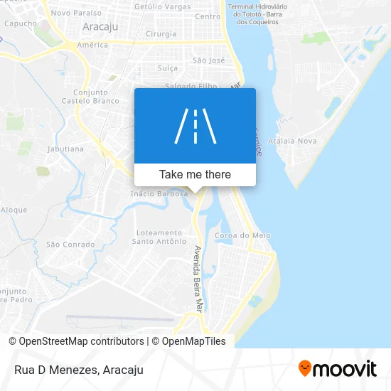 Rua D Menezes map