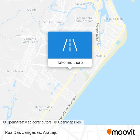 Rua Das Jangadas map