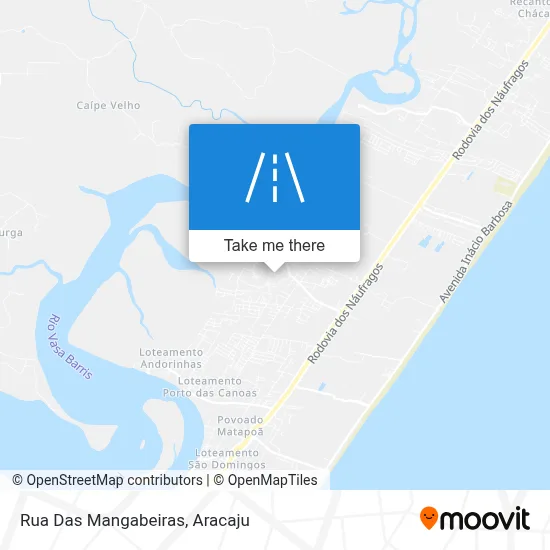 Rua Das Mangabeiras map