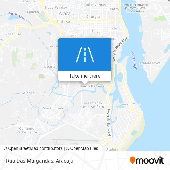 Rua Das Margaridas map