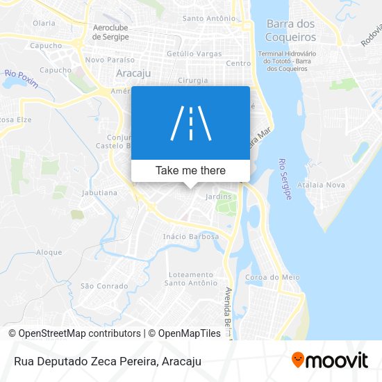 Rua Deputado Zeca Pereira map