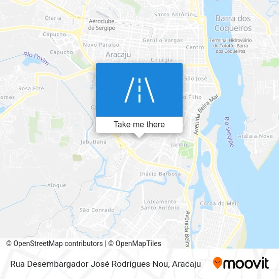 Rua Desembargador José Rodrigues Nou map