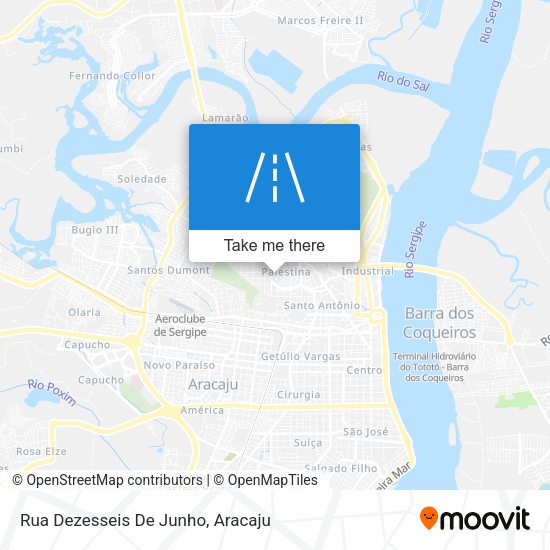 Rua Dezesseis De Junho map