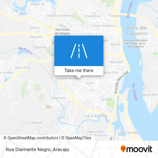 Rua Diamante Negro map