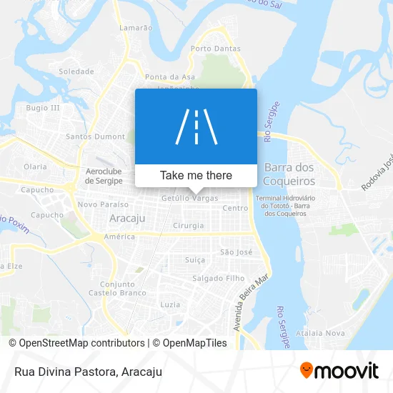 Rua Divina Pastora map