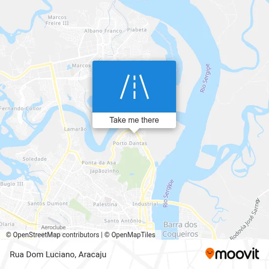 Rua Dom Luciano map