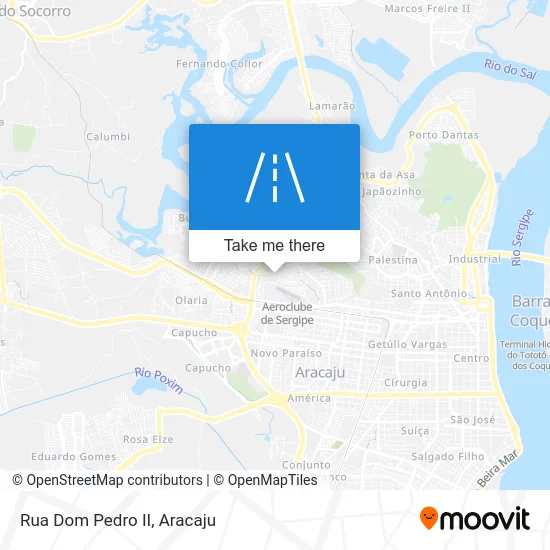 Rua Dom Pedro II map
