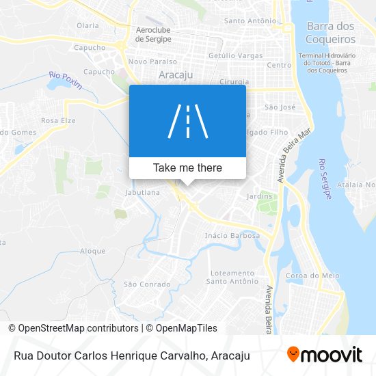 Rua Doutor Carlos Henrique Carvalho map