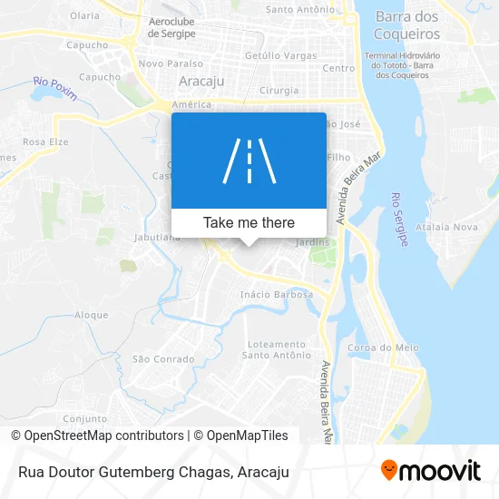 Rua Doutor Gutemberg Chagas map