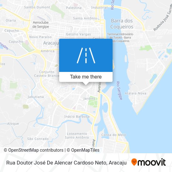 Rua Doutor José De Alencar Cardoso Neto map