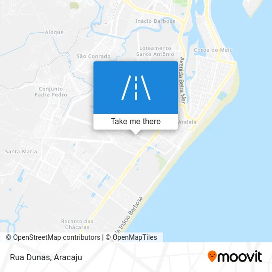Rua Dunas map