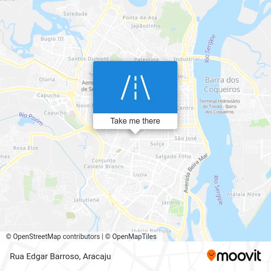 Rua Edgar Barroso map