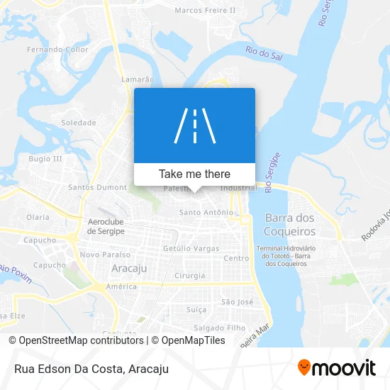 Rua Edson Da Costa map