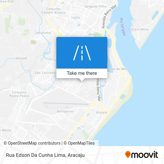 Rua Edson Da Cunha Lima map