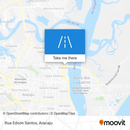 Rua Edson Santos map