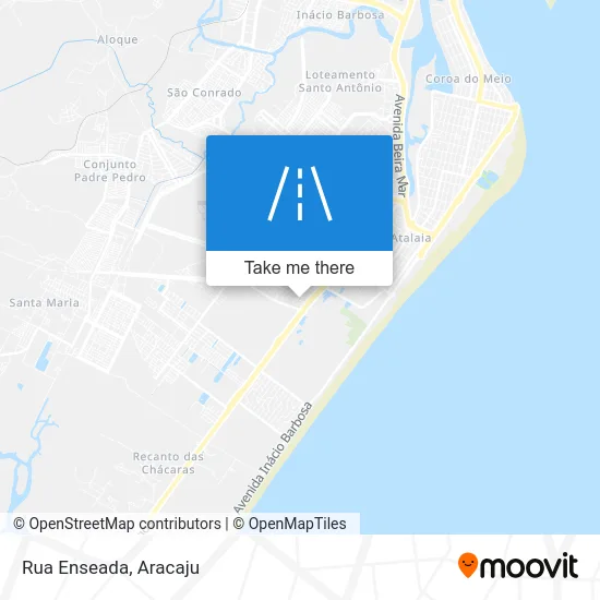 Rua Enseada map