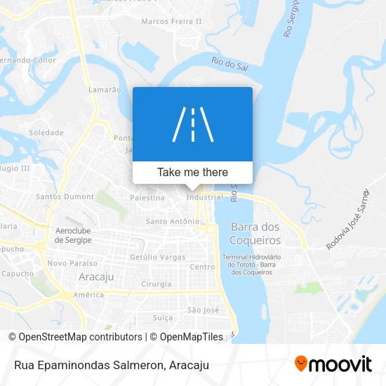Rua Epaminondas Salmeron map