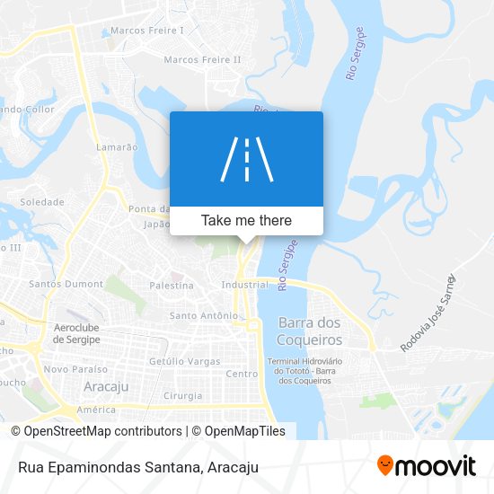 Rua Epaminondas Santana map