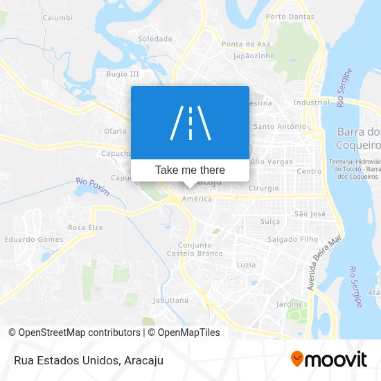 Rua Estados Unidos map