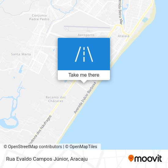 Rua Evaldo Campos Júnior map