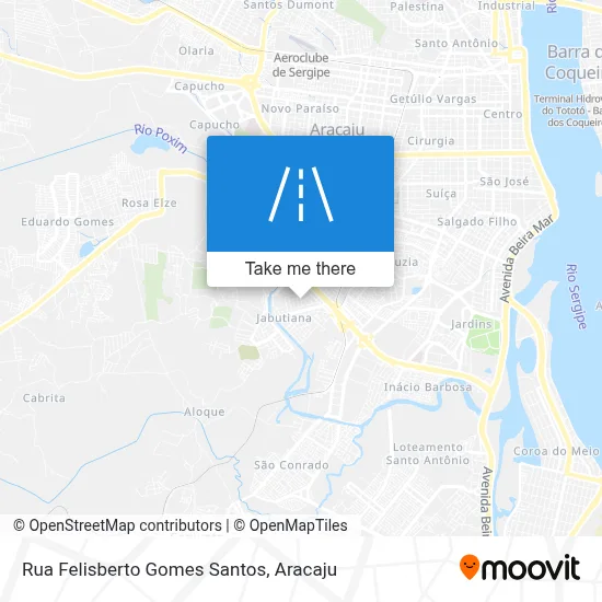 Rua Felisberto Gomes Santos map