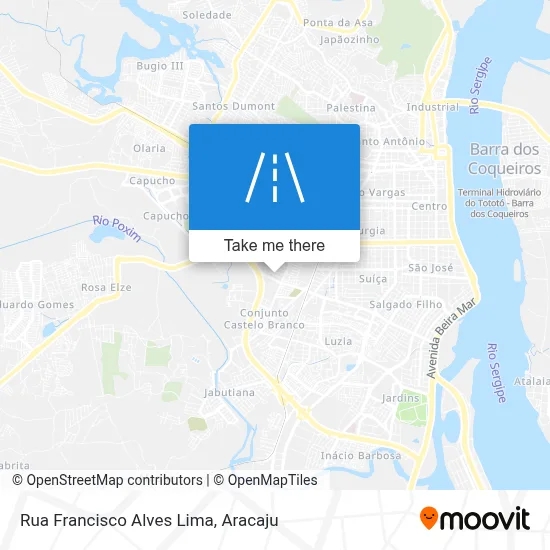 Rua Francisco Alves Lima map