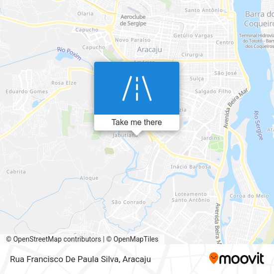 Rua Francisco De Paula Silva map