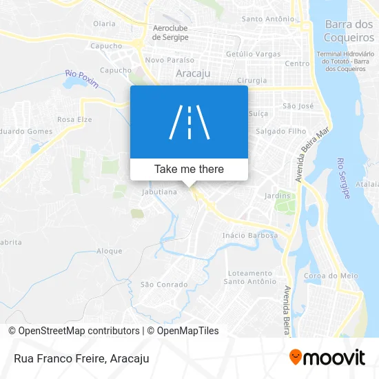 Rua Franco Freire map