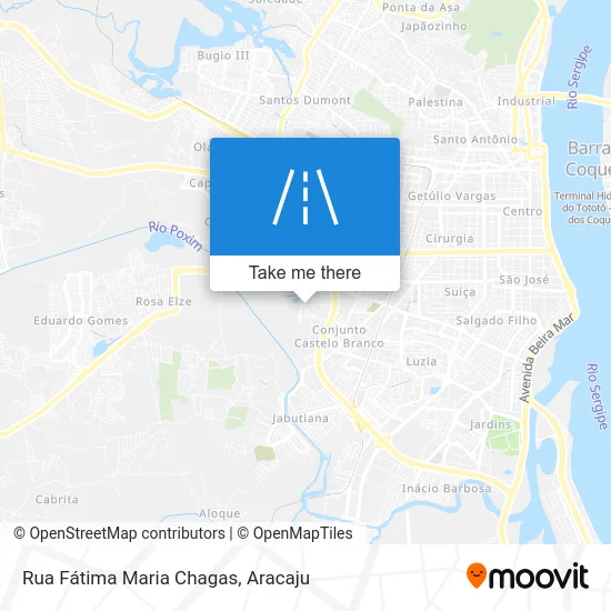 Rua Fátima Maria Chagas map