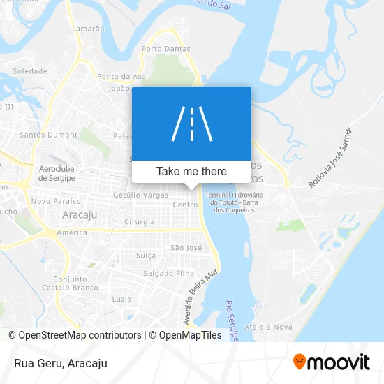 Rua Geru map