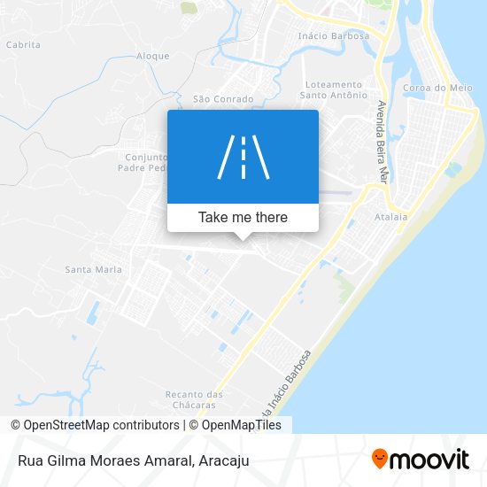 Rua Gilma Moraes Amaral map