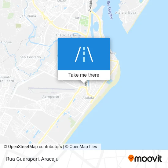 Rua Guarapari map