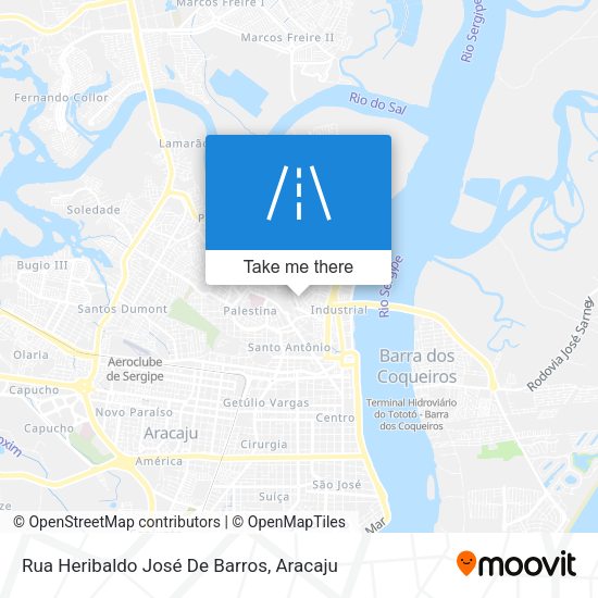 Rua Heribaldo José De Barros map