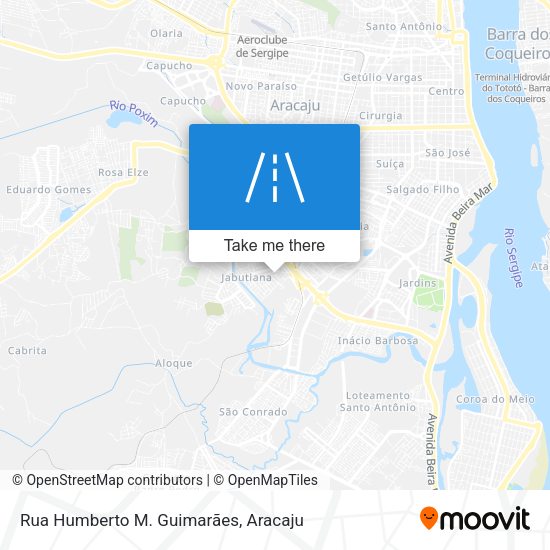 Rua Humberto M. Guimarães map