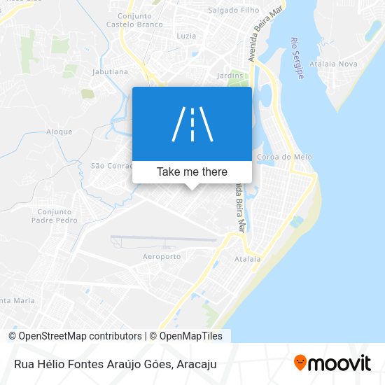 Rua Hélio Fontes Araújo Góes map