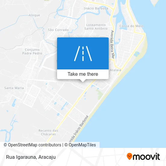 Rua Igarauna map