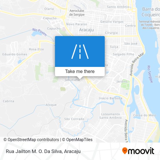 Rua Jailton M. O. Da Silva map