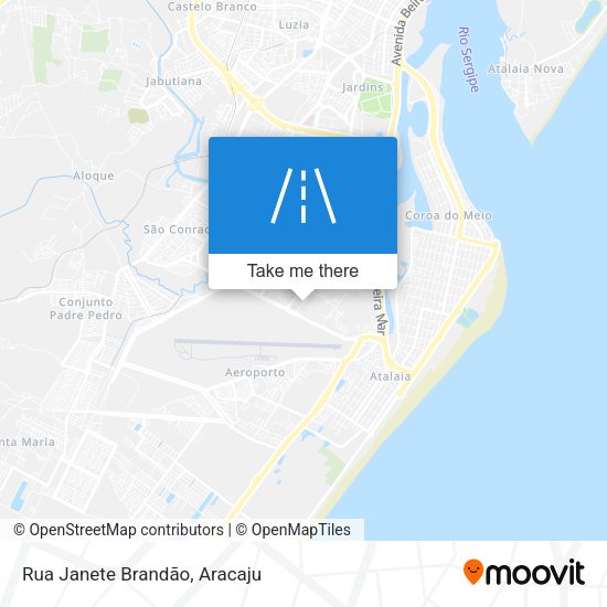 Rua Janete Brandão map
