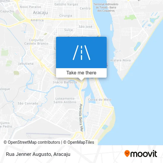 Rua Jenner Augusto map
